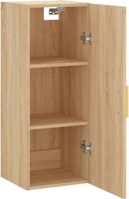 vidaXL Ντουλάπι Τοίχου Sonoma Δρυς 34,5 x 34 x 90 εκ.