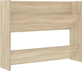 vidaXL Παπουτσοθήκες 2 τεμ. Sonoma Δρυς 80 x 18 x 60 εκ. Μοριοσανίδα