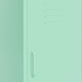 vidaXL Ντουλάπι Αποθήκευσης Xρώμα Mέντας 42,5x35x101,5 εκ. από Ατσάλι