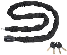 VEVOR Bike Chain Lock 5.91 Ft Combination Bicycle Chain Lock with 4 Keys 10mm