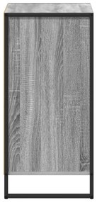 vidaXL Πλαϊνό γραφείο με συρτάρι Γκρίζο Σονομα 42 x 36 x 75.5 εκ.