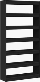 vidaXL Βιβλιοθήκη 6 επίπεδα 100 x 30 x 198 εκ. Επεξεργασμένο Ξύλο