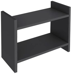 Ραφιέρα κουζίνας Denver Megapap χρώμα ανθρακί 34x10x30εκ.