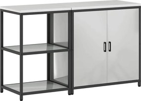 vidaXL Σετ Αποθήκευσης Κουζίνας HATTEM 2 pcs Ασημί