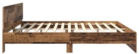 vidaXL Σκελετός Κρεβατιού Παλιό Ξύλο 180 x 200 cm Επεξεργασμένο ξύλο
