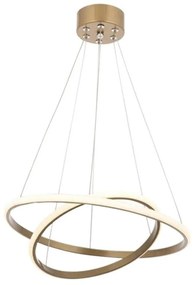 Φωτιστικό Οροφής PWL-1163 099-000135 LED 4000K Φ40x80cm Gold