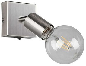 Φωτιστικό Οροφής - Σποτ Vannes R80181707 1xE27 10W 9x11cm Nickel Mat RL Lighting Metal
