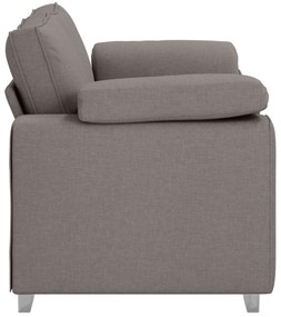 vidaXL Καναπές Taupe 160 x 77 x 82 εκ ύφασμα