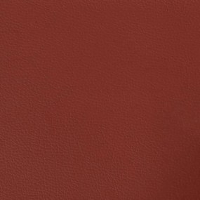 Μαξιλάρια Διακοσμητικά 2 τεμ. μπορντό 40x40 εκ. Συνθετικό Δέρμα - Κόκκινο