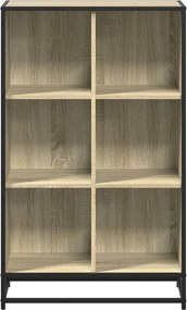 vidaXL Βιβλιοθήκη Χρώμα Sonoma Δρυς 65,5x33x107,5 εκ. Μοριοσανίδα