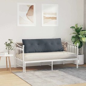vidaXL Μαξιλάρι Πλάτης Σκούρο Γκρι 140 x 50 x 19 cm