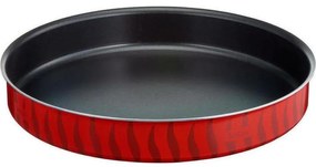 Tefal Ταψί Στρογγυλό Αλουμινίου Με Αντικολλητική Επίστρωση 34cm Coral Flame J13294