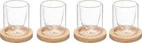 Φλυτζάνια Espresso 80ml + Σουβέρ (Σετ 8τμχ) S-D Clea 176954