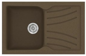 Sanitec Classic 337 Granite Rust Ένθετος Νεροχύτης 45cm