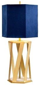 Επιτραπέζιο Φωτιστικό 1xE27 Λευκό Μάρμαρο Apollo Elstead Lighting-APOLLO-TL-Μπλε APOLLO-TL