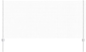 vidaXL Τεντώτο με στήριγμα Ασημί 1 x 10 m Ατσάλι