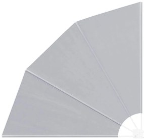 vidaXL Αδιάφανο σκίαστρο μπαλκονιού Γκρι 160 x 160 cm Πολυεστέρας