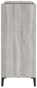 vidaXL Δισκοθήκη Γκρι Sonoma 84,5 x 38 x 89 εκ. από Επεξεργασμένο Ξύλο