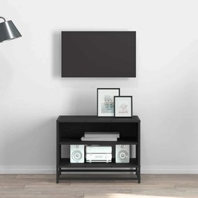 vidaXL Ντουλάπι TV Μαύρη δρυς 61 x 40 x 46 εκ Επεξεργασμένο ξύλο