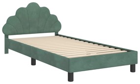 vidaXL Κρεβάτι Παιδικής Κρεβατοκάμαρας με Κεφαλάκι Θαλασσί 80 x 200 cm