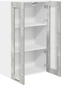 vidaXL Κρεμαστό ντουλάπι Σκυρόδεμα Γκρι 60 x 31 x 100 εκ.
