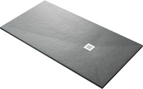 Karag Pietra 90x100 - Παραλληλόγραμμη ντουζιέρα πέτρινη - Cemento