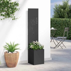vidaXL Οθόνη Ιδιωτικότητας Κήπου Μαύρο 32 x 32 x 150 εκ
