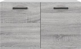 vidaXL Ντουλάπι Τοίχου Γκρι Sonoma 60x36,5x35 εκ. Επεξεργασμένο Ξύλο