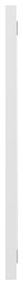 Καθρέφτης Μπάνιου Γυαλιστερό Λευκό 100x1,5x37 εκ. Μοριοσανίδα - Λευκό