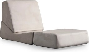 1-Seat Sofa-Bed Origami Convertable - Cream Cream