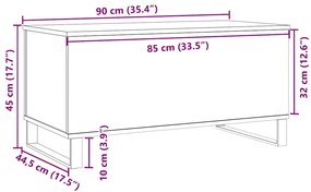 ΤΡΑΠΕΖΑΚΙ ΣΑΛΟΝΙΟΥ ΠΑΛΙΟ ΞΥΛΟ 90X44,5X45 ΕΚ. ΕΠΕΞΕΡΓΑΣΜΕΝΟ ΞΥΛΟ 857442