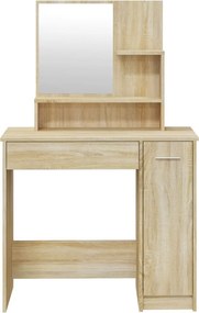 vidaXL Μπουντουάρ Σετ Sonoma Δρυς 86,5x35x136 εκ.