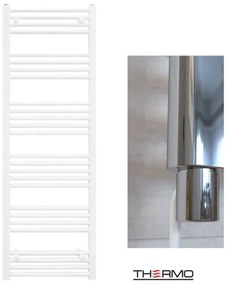 Thermo ALTO Θερμαινόμενη πετσετοκρεμάστρα από Mild Steel με ηλεκτρική λειτουργία, 150x50cm White