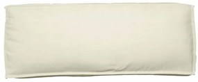 vidaXL Μαξιλάρι παλέτας για πλάτη Κρεμ 120 x 40 x 12 cm Ύφασμα Oxford