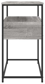 vidaXL Τραπέζι Κονσόλα Γκρι Sonoma 75x40x75 εκ. Επεξεργασμένο Ξύλο