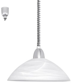 Φωτιστικό Οροφής Lord 2 87008 White-Silver Eglo Μέταλλο,Πλαστικό