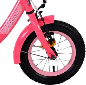 Ashley 12 Inch 21,5 cm Girls Coaster Brake Dark Pink