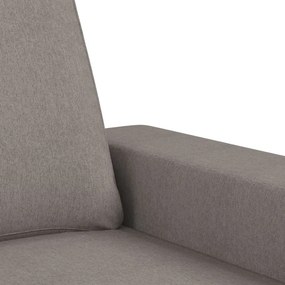 vidaXL Πολυθρόνα Taupe 60 εκ. από Υφασμάτινη με Υποπόδιο
