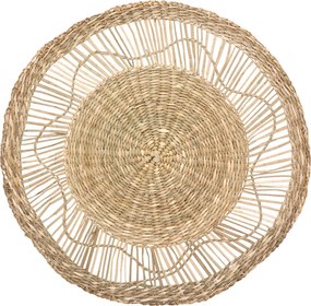 Διακοσμητικό τοίχου Lela pakoworld σετ 3 τεμαχίων φυσικό