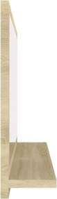 vidaXL Καθρέφτης Μπάνιου Sonoma Δρυς 60 x 10,5 x 37 εκ. Επεξ. Ξύλο