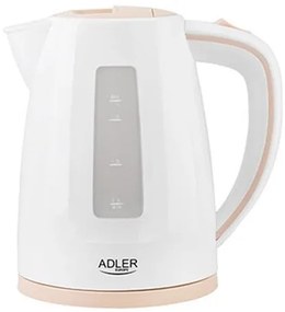 ADLER PLASTIC KETTLE 1,7L WHITE