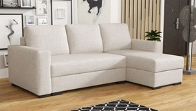 Γωνιακός καναπές Latte-Ekrou - 242.00Χ156.00Χ88.00cm