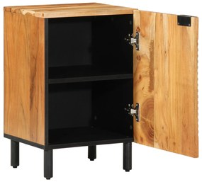 vidaXL Ντουλάπα Μπάνιου 38x33,5x58 εκ. Μασίφ ξύλο ακακίας