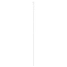 vidaXL Συρόμενη Πόρτα ORKDAL Λευκό 86 x 211 cm Μασίφ ξύλο πεύκου