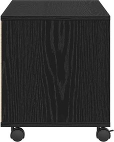 vidaXL Ντουλάπι TV Μαύρο 90 x 35 x 40.5 εκ Επεξεργασμένο ξύλο