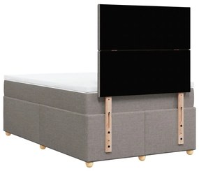 ΚΡΕΒΑΤΙ BOXSPRING ΜΕ ΣΤΡΩΜΑ TAUPE 120X190 ΕΚ. ΥΦΑΣΜΑΤΙΝΟ 3293516