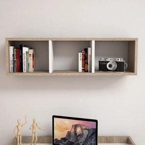 ΡΑΦΙΕΡΑ ΤΟΙΧΟΥ ΜΕΛΑΜΙΝΗΣ SONAMA &amp; ΛΕΥΚΟ CLASSIKER HM9228.12 90x22x25,6Υ εκ.