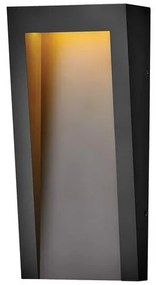 Απλίκα Φωτιστικό Τοίχου LED 8W Μαύρο IP44 Taper HK-TAPER-MTBK Elstead Lighting-HK-TAPER-M-TBK-Μαύρο HK-TAPER-M-TBK