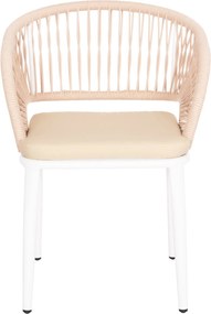 ΠΟΛΥΘΡΟΝΑ ΑΛΟΥΜΙΝΙΟΥ MAGNET HM6287.02 ΛΕΥΚΟ ΜΕ ΜΠΕΖ P.E.ΣΧΟΙΝΙ 59x61x81.5Υεκ