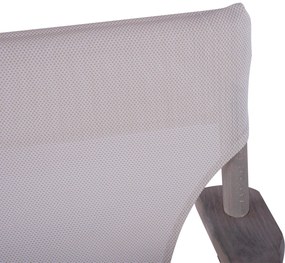 Σκαμπό Μπαρ Σκηνοθέτη ΛΗΜΝΟΣ C10560.60 Γκρί Εμποτισμού με Εκρού Textline 58x55,5x117 cm 58x55.5x117 εκ.